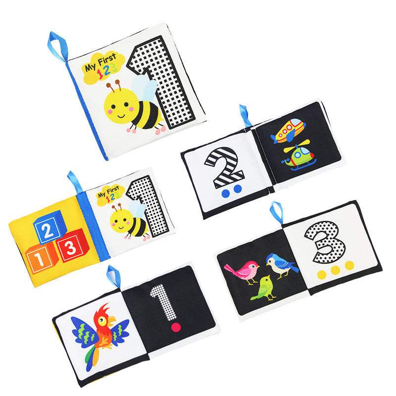 Baby Black And White Cloth Book | Visual Stimulation