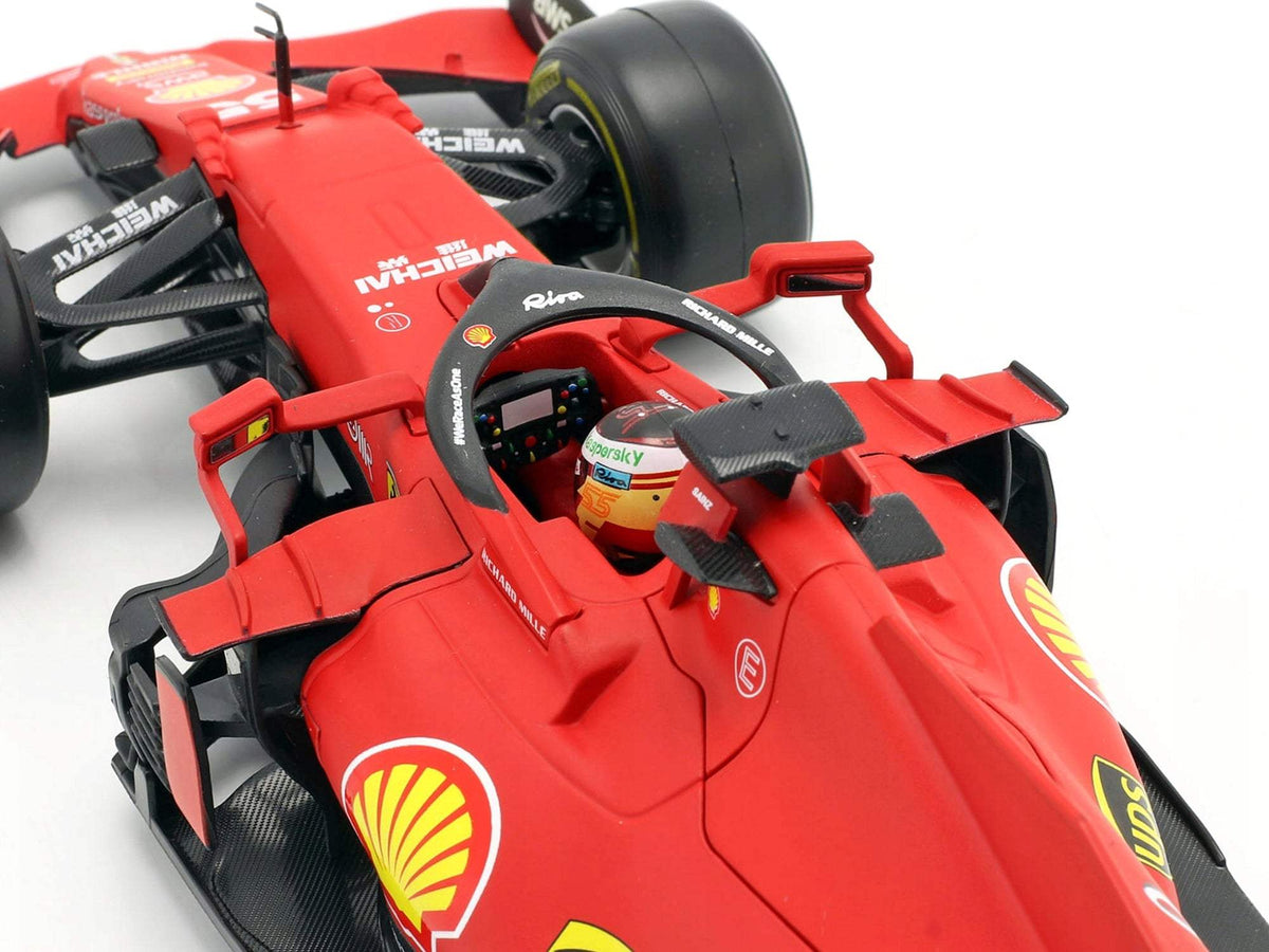 Ferrari SF21 #55 Carlos Sainz Formula One F1 Car | 1/18 Diecast Model Car | Bburago | Ferrari Racing Series