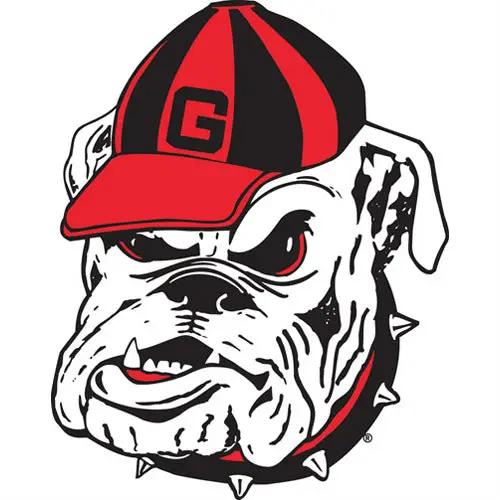 Georgia Bulldogs Magnet Car Style 12 Inch Bulldog Design