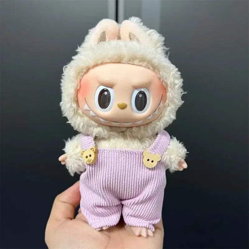 17cm Doll Clothes Overalls Labubu Gift Set For Kpop Fans - ToylandEU
