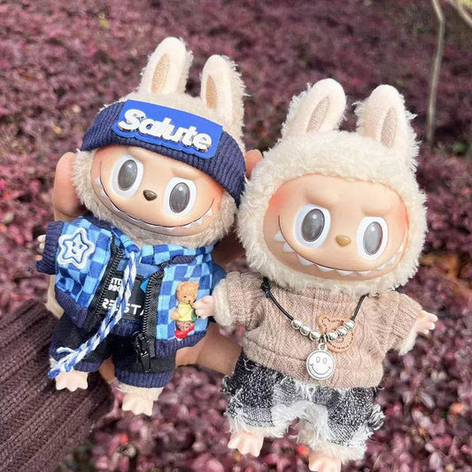 17cm Labubu Clothes Handsome Fashion Design Set for Dolls - ToylandEU
