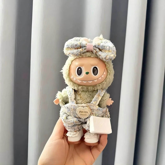 17cm Labubu Doll Clothes Shoes Bag Monster Outfit Accessories Clothing DIY Kids Gift Sweet Princess High Quality Dress - ToylandEU