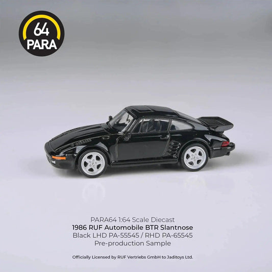 1986 RUF BTR Black Para 64 Diecast Car Limited Edition - ToylandEU™