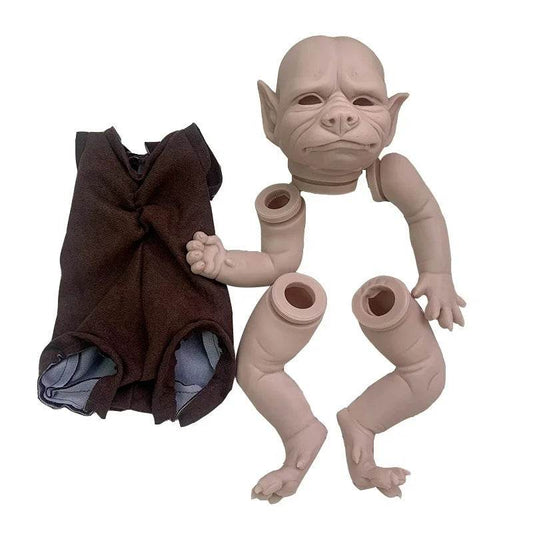 19inch Reborn Doll Kit Robbie The Werewolf Lifelike DIY Doll Parts Collectible Art Body Cloth Limbs Head Eyes - ToylandEU