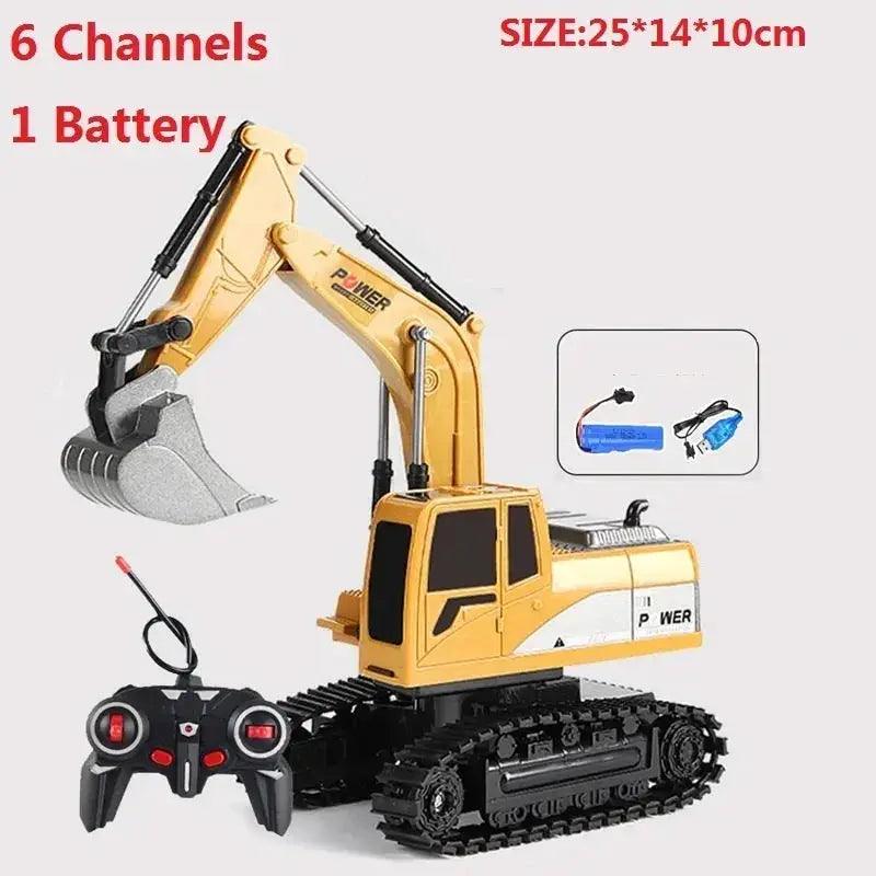 2.4G RC Excavator With Realistic Action Remote Control - ToylandEU™