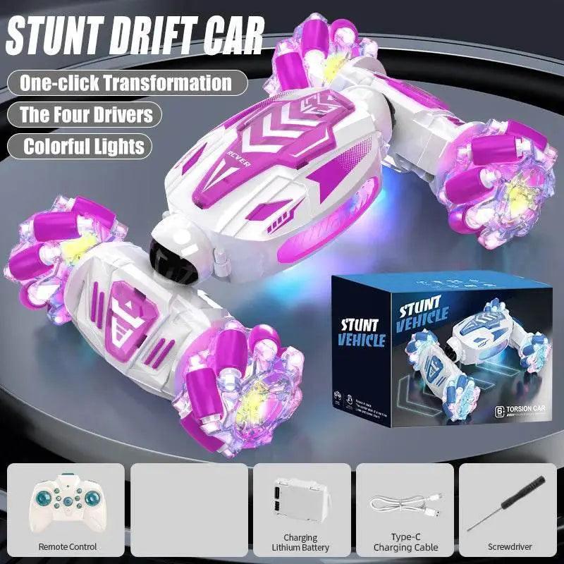 2.4G Rc Racing Car Remote Control Mini Stunt Vehicle Gift - ToylandEU™