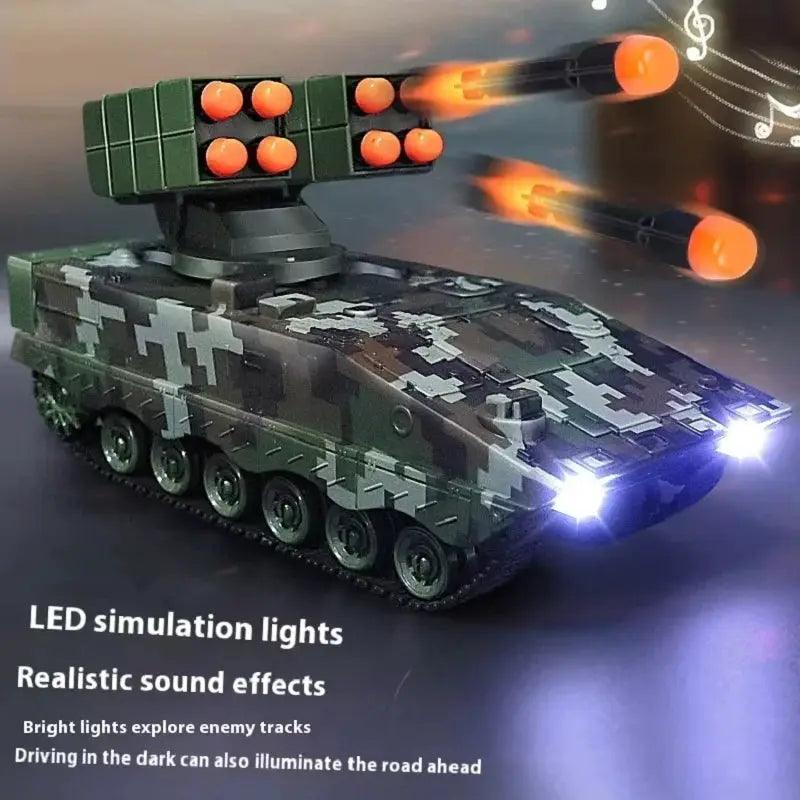 2.4G Remote Control RC Tank Missile Launcher For Kids - ToylandEU™