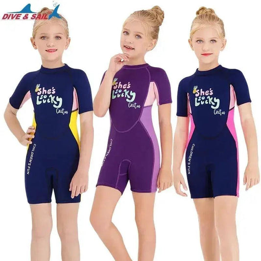 2.5mm Neoprene Kids Wetsuit Keeps Warm In Cold Water - ToylandEU™