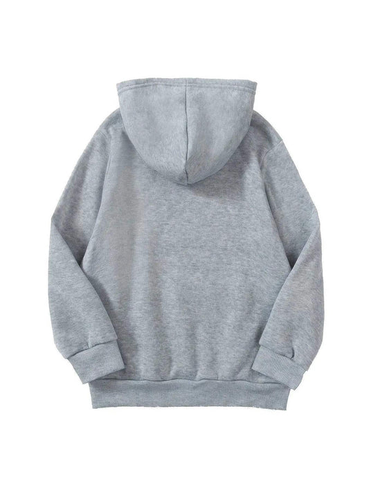 2-Piece Boy Basketball Player Graphic Sweatshirt with Hood + Pants, Cozy Casual Outdoor Set for Fall and Winter - ToylandEU