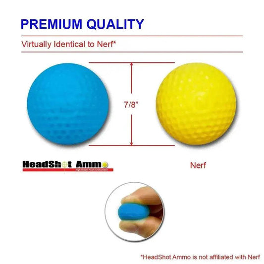 200PCS Premium EVA Ammo for Foam Dart Blaster Gun Toys Rival Series Pack - ToylandEU