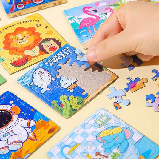 20pcs Cartoon Puzzle Animal Pattern Educational Toys for Kids - ToylandEU
