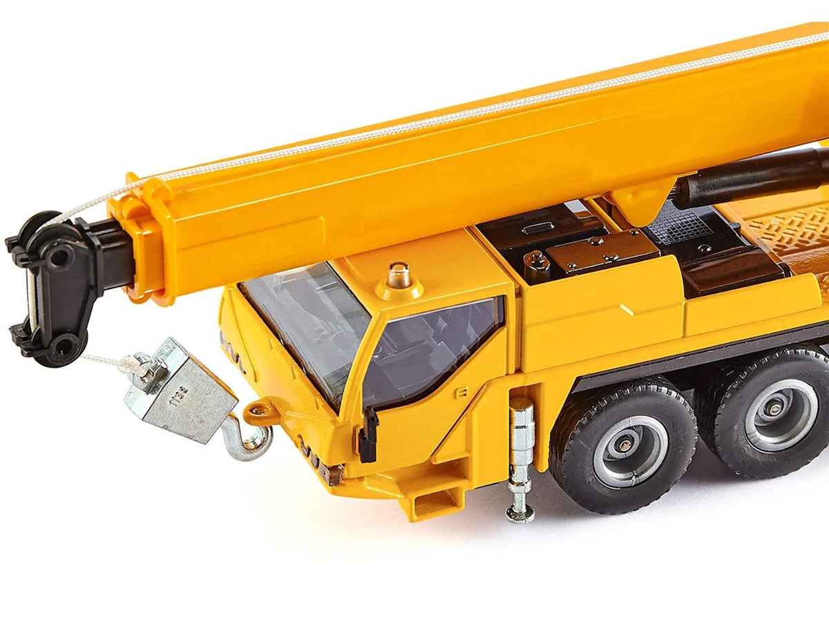 Diecast Mobile Crane | 1/55 Scale | Double Folding Arm | Yellow