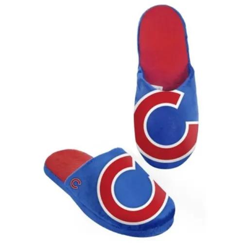 Chicago Cubs Slipper - Men Big Logo - (1 Pair) - L