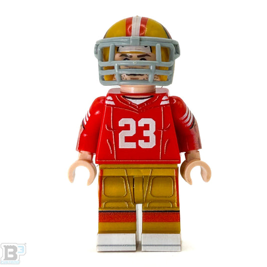 San Francisco Football Figure On Authentic LEGO Parts ABS Plastic Custom Printed - ToylandEU