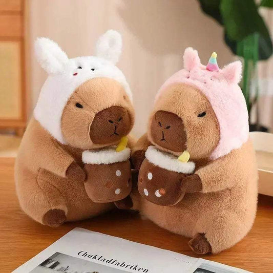 23CM Kawaii Anime Capybara Bread Plush Toy Creative Stuffed Animal Toast Doll Girl Birthday Gift - ToylandEU