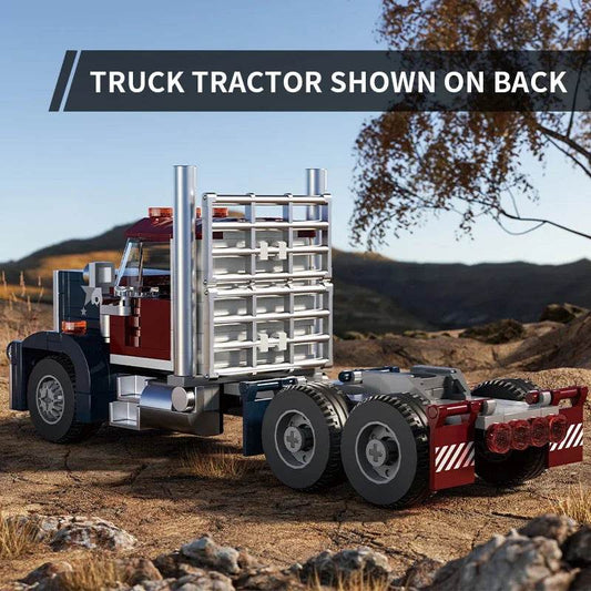 268PCS American Truck Head Building Blocks DIY Toys For Kids - ToylandEU