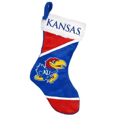 Kansas Jayhawks Holiday Stocking - Colorblock 2014