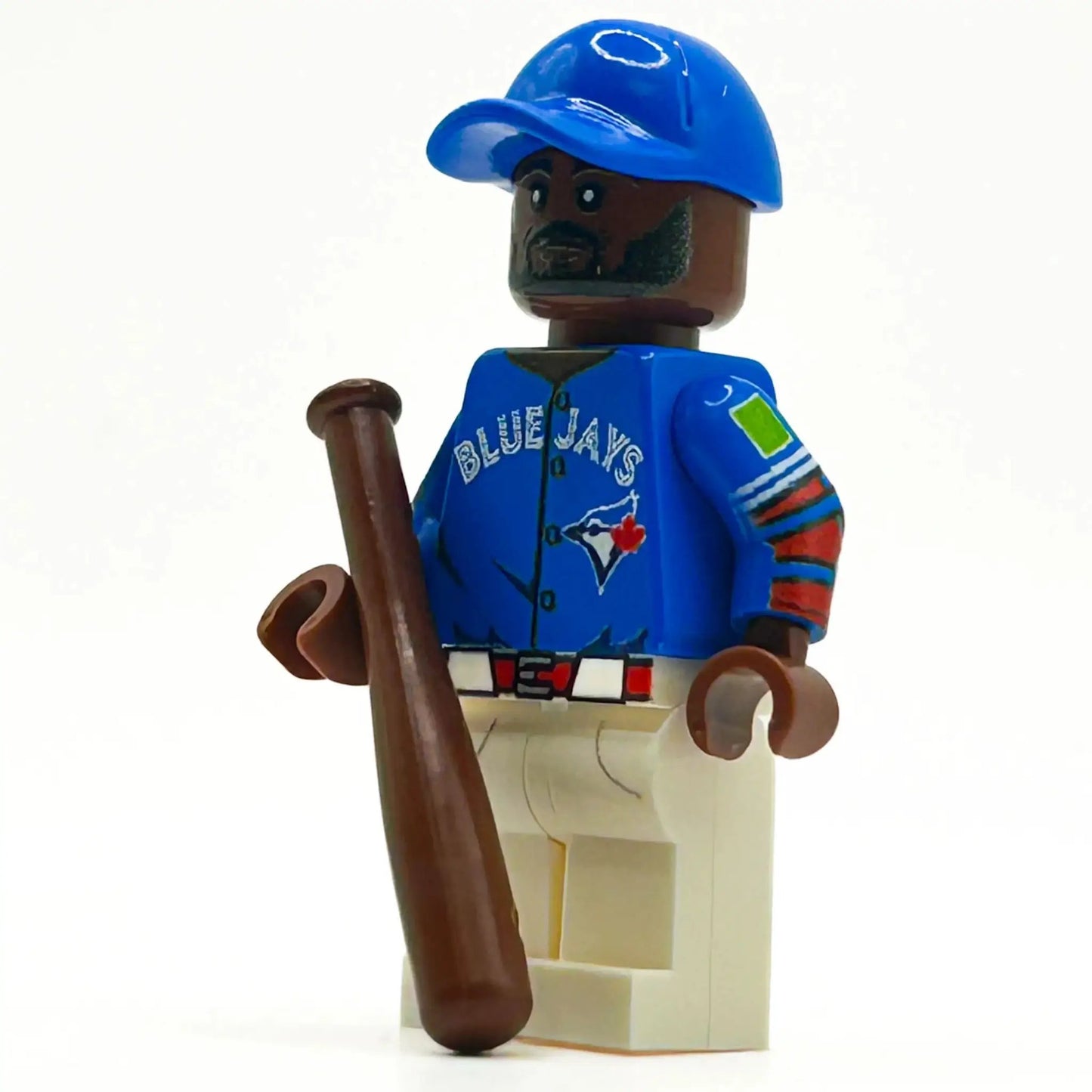 Toronto Baseball Minifig With Swagger Bat Pose For Collectors - ToylandEU