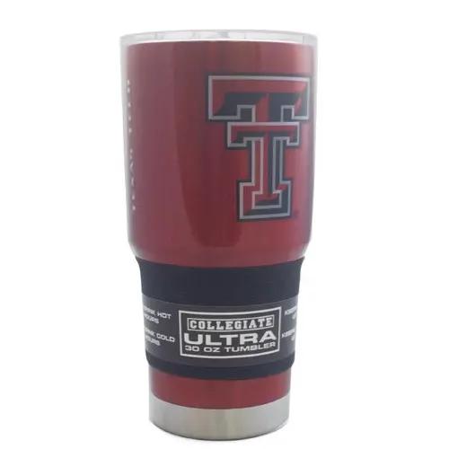 Texas Tech Red Raiders Travel Tumbler 30oz Ultra Red