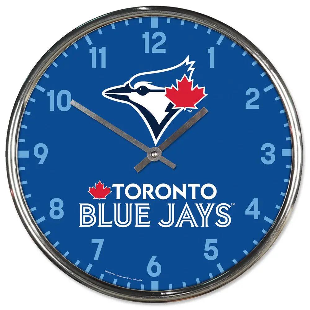 Toronto Blue Jays Round Chrome Wall Clock Periodic Restock