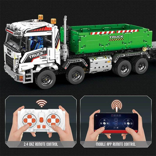 2852PCS Technical Truck Crane Vehicle Building Blocks Toy - ToylandEU