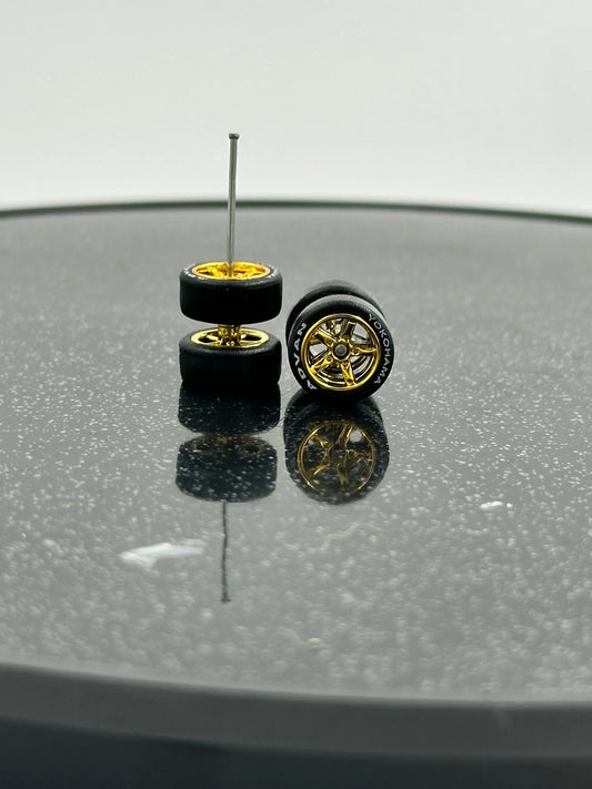 Realistic Drive Rubber Wheels for Diecast Cars One Sixty Four - ToylandEU