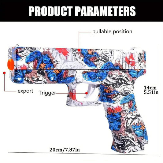2PCS Shooting Toy Ball Blaster Fully Manual Outdoor Toy - ToylandEU