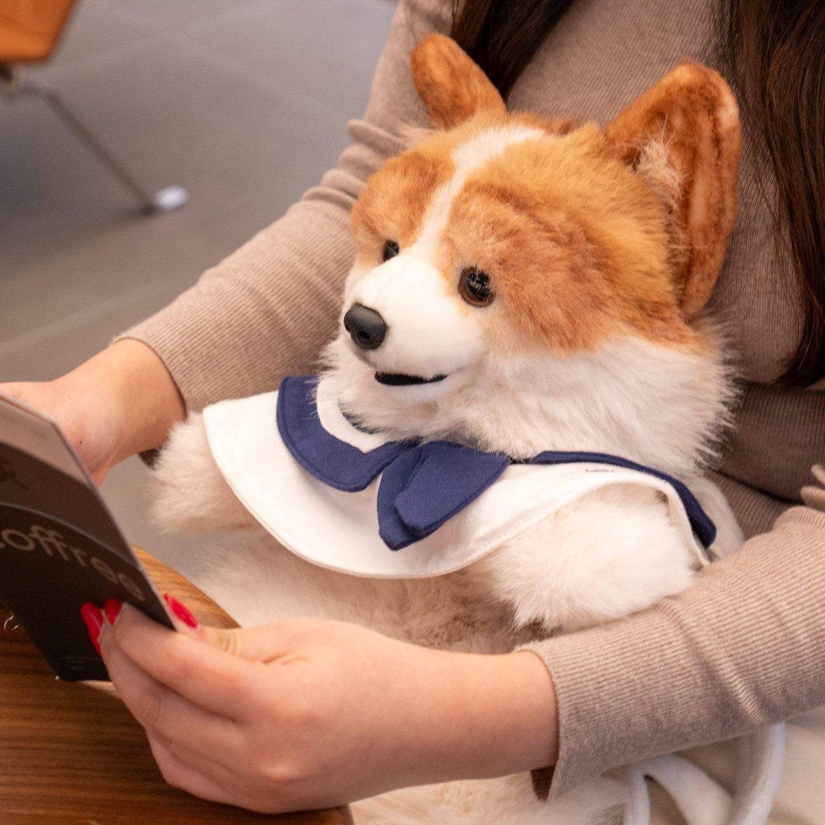 Plush Corgi Backpack | Lifelike Dog Style | Ultra Soft Plush | Kids
