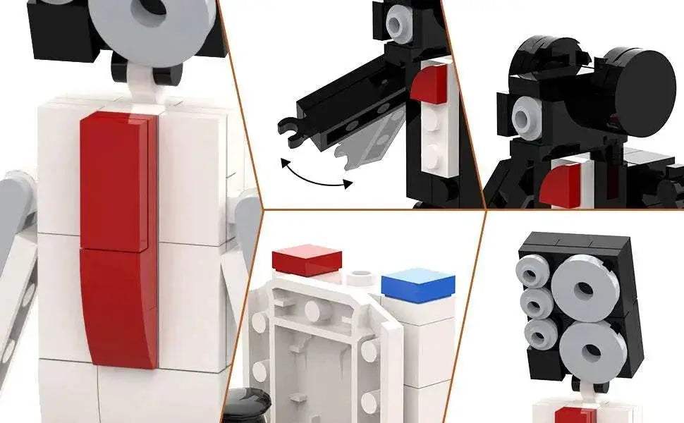 3-in-1 Skibidi Toilet Building Kit with Speakerman and Toilet Man - ToylandEU