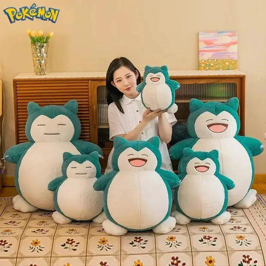 30/45/60CM Big Size Pokémon Cute Snorlax Plush Toy, Cuddling Sleeping Doll - ToylandEU™