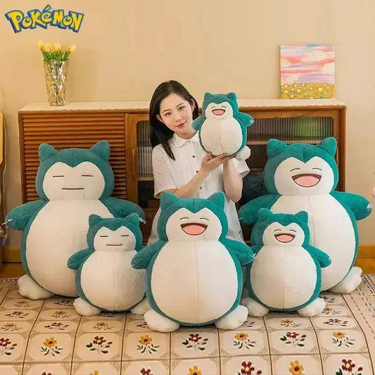 30/45/60CM Big Size Pokémon Cute Snorlax Plush Toy, Cuddling Sleeping Doll - ToylandEU