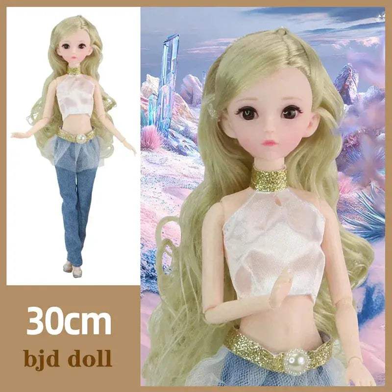30 Cm BJD Doll Makeup Set DeluxeCollection Fashion Gift - ToylandEU