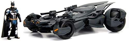 2017 Justice League Batmobile with diecast Batman Figure | 1/24 Scale Figure | Jada | Collector Quality