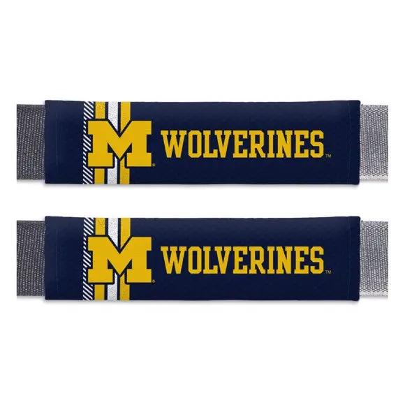 Michigan Wolverines Seat Belt Pads Team Color