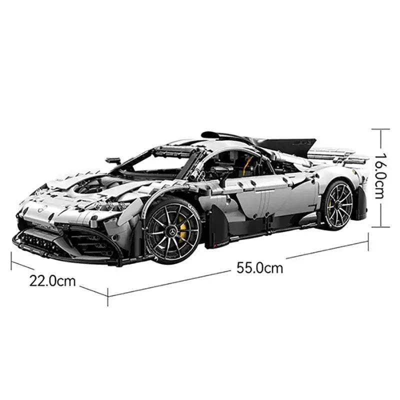 Lego Compatible Hypercar Brick Kit With Motor - ToylandEU™