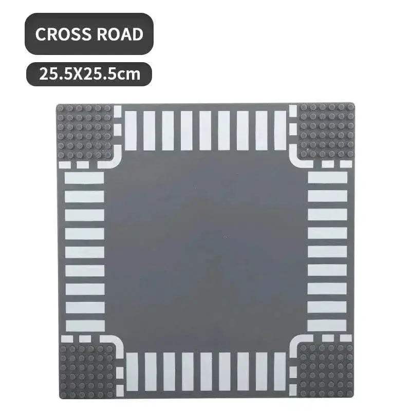 32X32 Classic Road Building Block Base Plate City View - ToylandEU