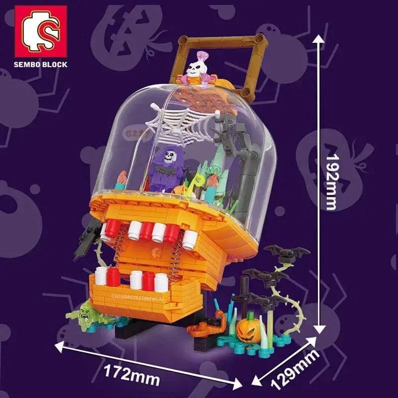 358PCS Halloween Toys Pumpkin Lantern Bricks DIY Model Kits - ToylandEU™