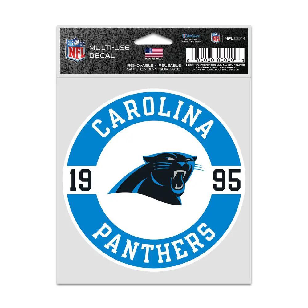 Carolina Panthers Decal 3.75x5 Patch Fan
