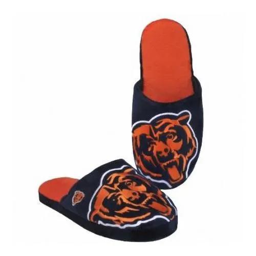 Chicago Bears Slippers - Big Logo Stripe (1 Pair) - L CO