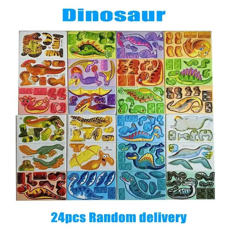 3D Animal Foam Puzzles for Kids Party Favors Colorful - ToylandEU™