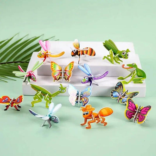 3D Cartoon Animal Jigsaw Puzzles For Kids Party Favors Fun - ToylandEU™