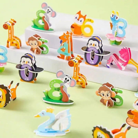 3D Foam Animal Puzzles For Kids Educational Toys Safe - ToylandEU™