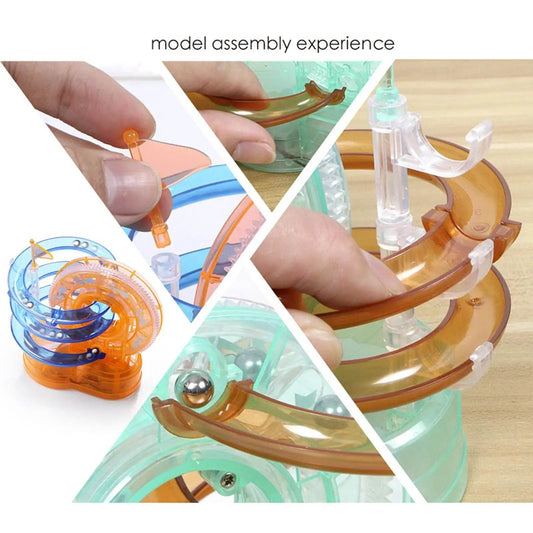 3D Marble Race Track Coaster Set - Fun & Educational Maze Toy - ToylandEU