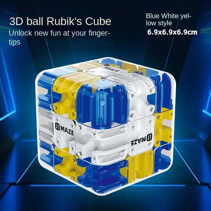 3D Maze Puzzle Cube Calming Stress Relief Toy All Ages - ToylandEU™