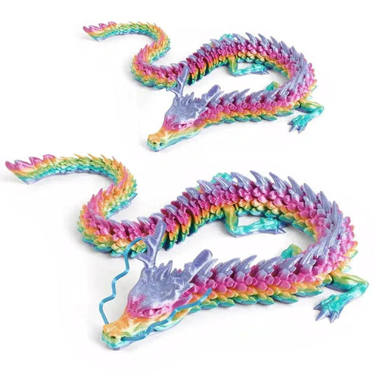 3D Printed Fully Articulated Dragon Ornament For Desk - ToylandEU™