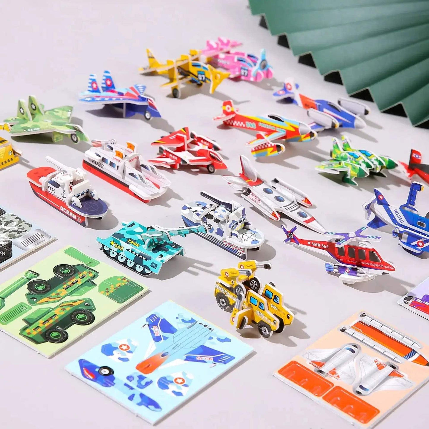 3D Puzzle Set for Kids Educational DIY Building Fun - ToylandEU
