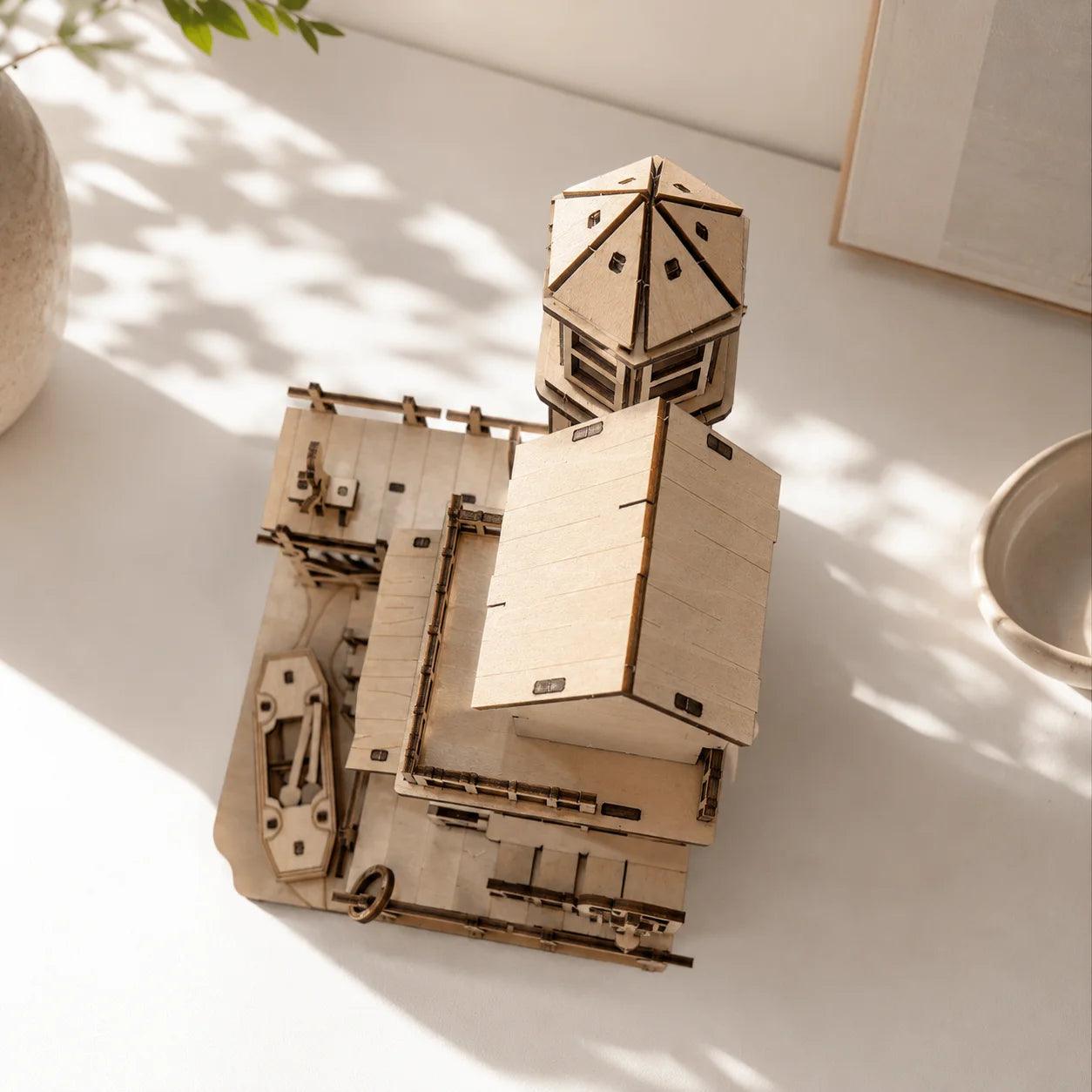3D Wooden Puzzle | Fishermans Hut Theme | Toylandeu™