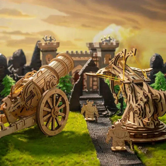 3D Wooden Puzzle Medieval Siege Weapons Kit All Ages - ToylandEU™