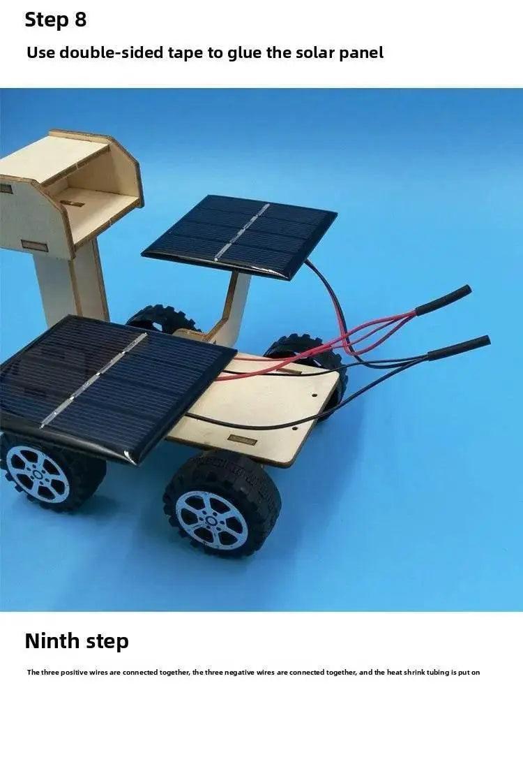 Solar Car Lunar Exploration Vehicle Children’s DIY Hand-Assembled 3D Wooden Puzzle Science and Education Toys - ToylandEU™