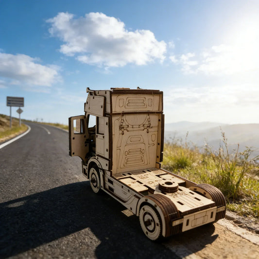 3D Wooden Truck Puzzle Model Kit For Gift And Decor - ToylandEU